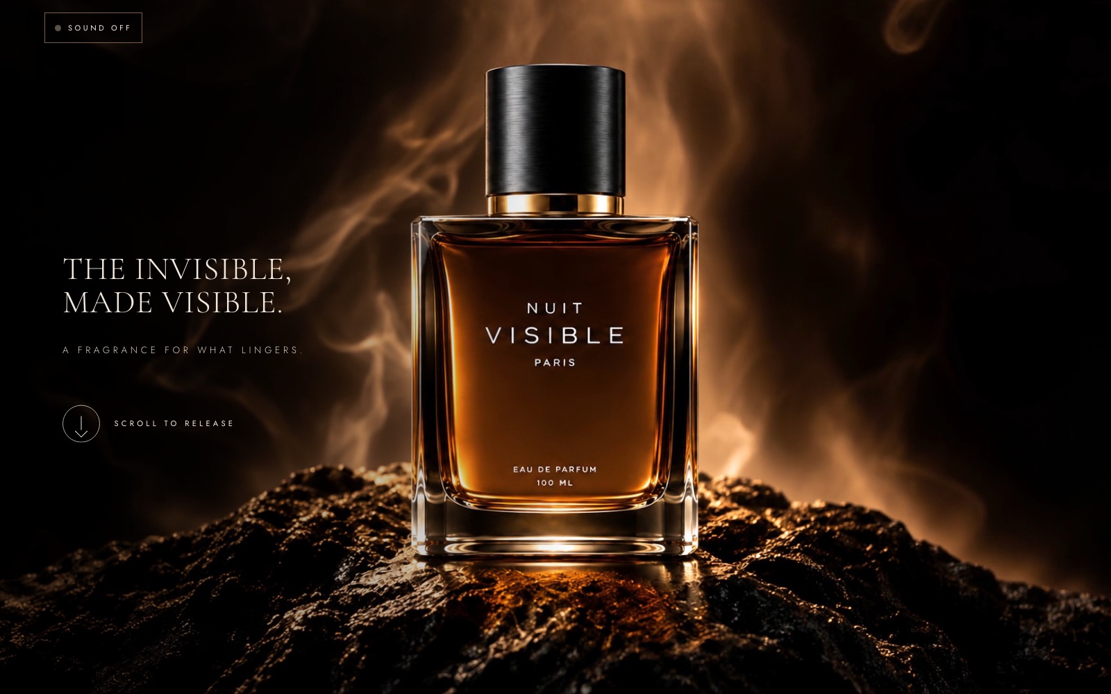 NUIT VISIBLE — built interface