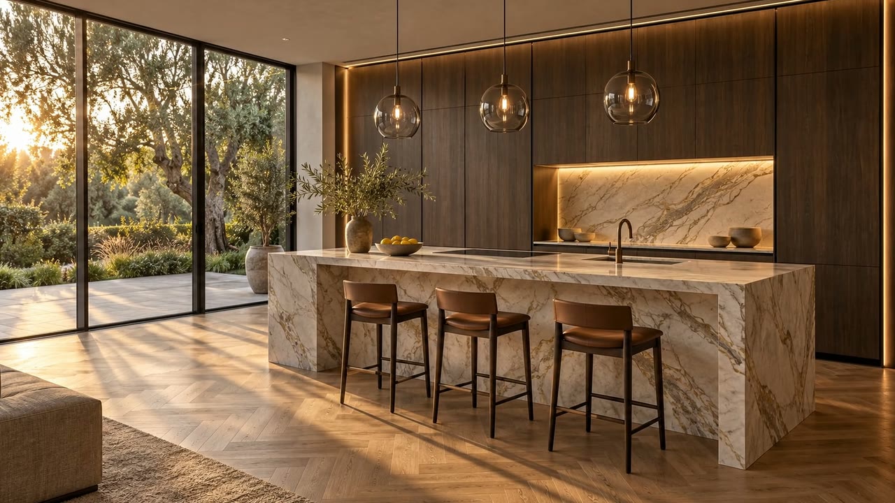 Werrewerk Küchen — The kitchen from the time-lapse, finished. On the site it is built in ten seconds.